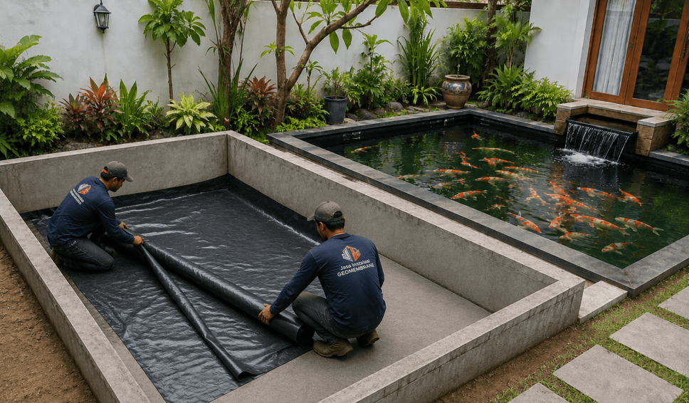 Pembuatan Kolam Ikan